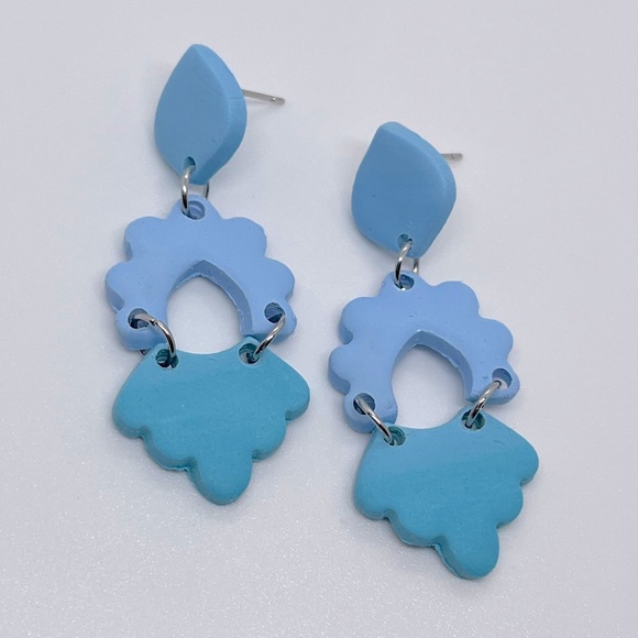 NWT Handcrafted Clay Earrings - Picture 1 of 10